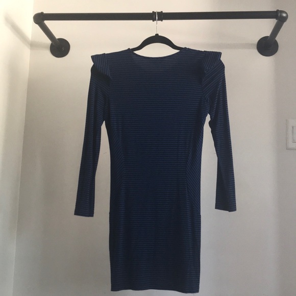 TORN by RONNY KOBO long sleeve mini dress - Picture 2 of 11